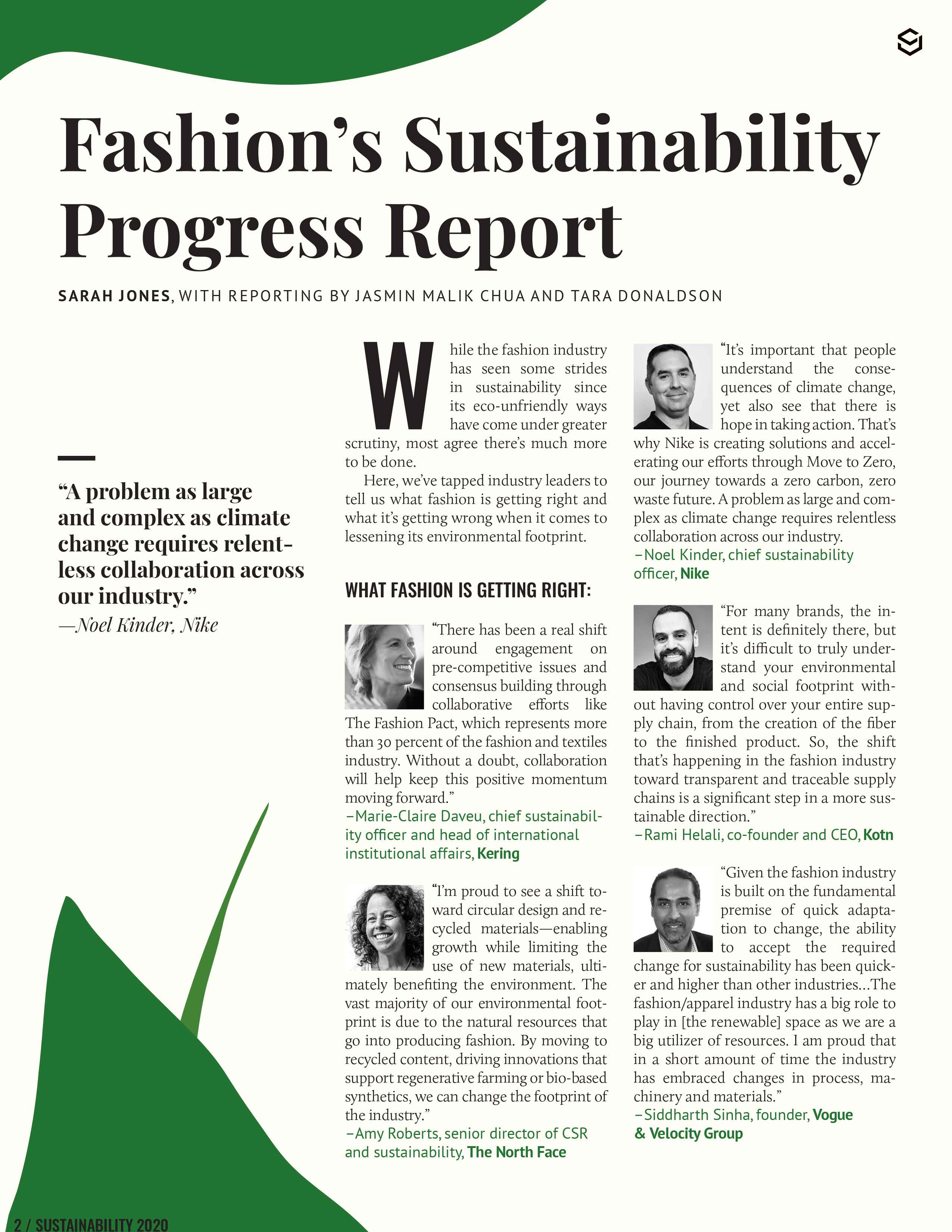 2020 SJ Sustainability Report Page