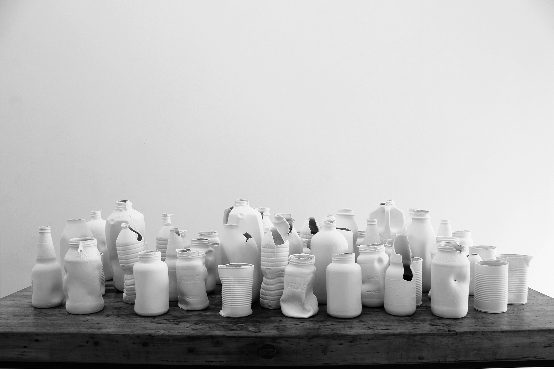 Object: An installation with 50 ceramic interactive pieces